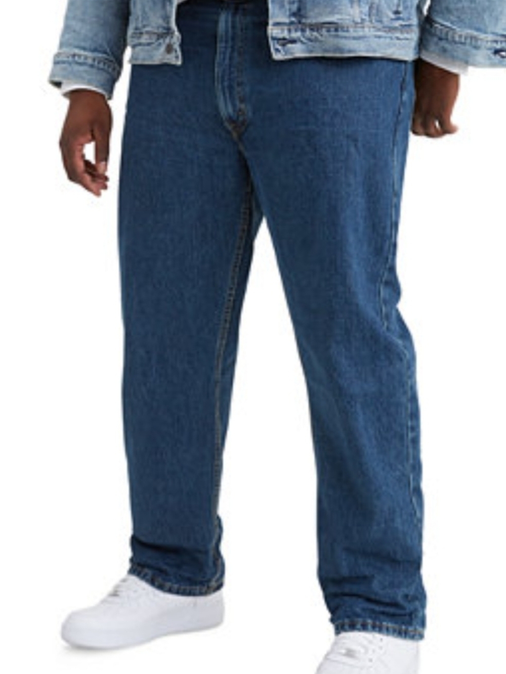 Levi’s 505 Regular Fit Straight Leg Jeans Men’s 40x32 Medium Wash Denim GUC